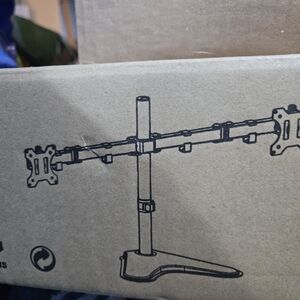 Dual Monitor Stand - Black